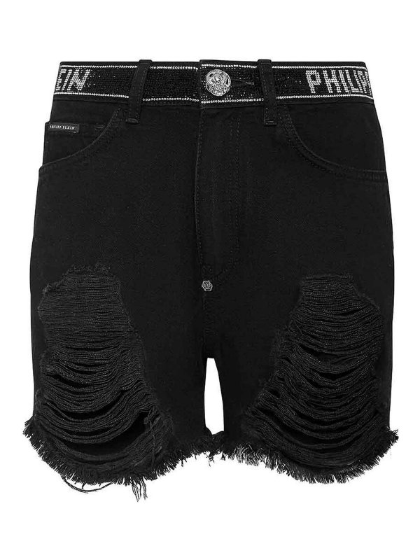 PHILIPP PLEIN: Bootcut - Bootcut Jeans - Dunkles Jeansblau