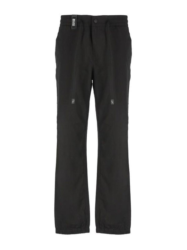 Versace Jeans Couture: Casual Hosen - Casual Hose - Schwarz