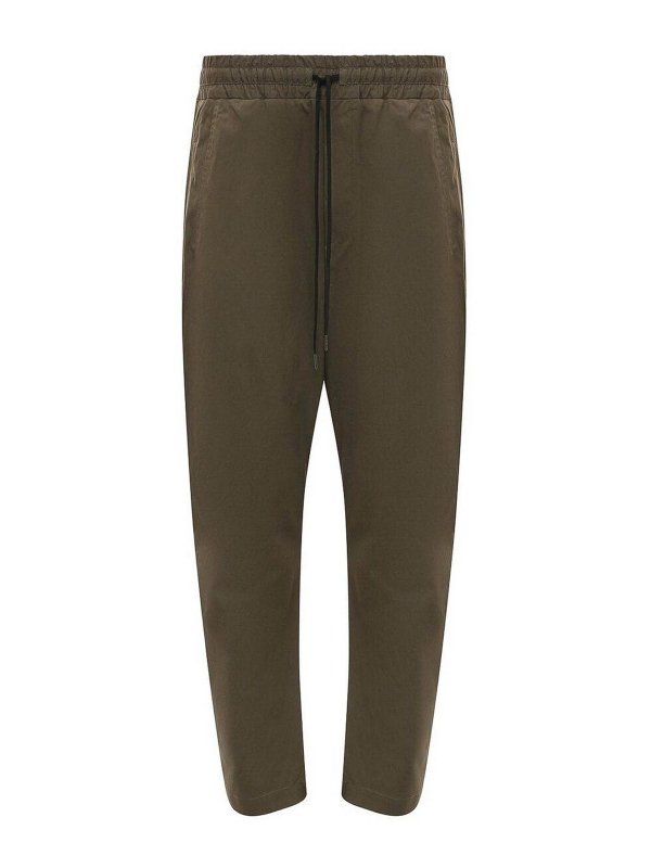 ISABEL BENENATO: Pantalones casual - Pantalón Casual - Verde