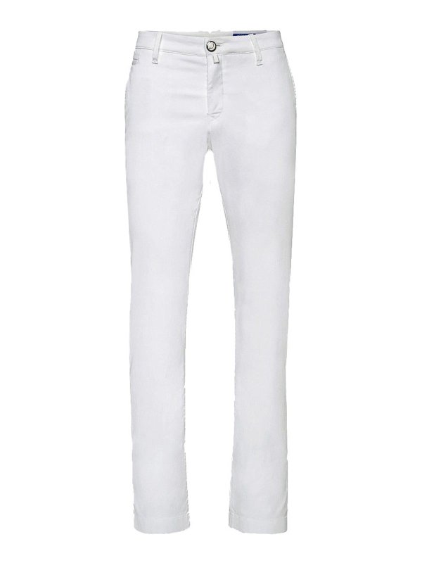 JACOB COHEN: Casual Hosen - Casual Hose - Weiß