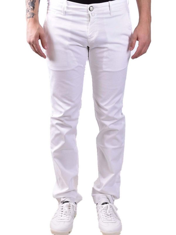 JACOB COHEN: Casual Hosen online - Casual Hose - Weiß