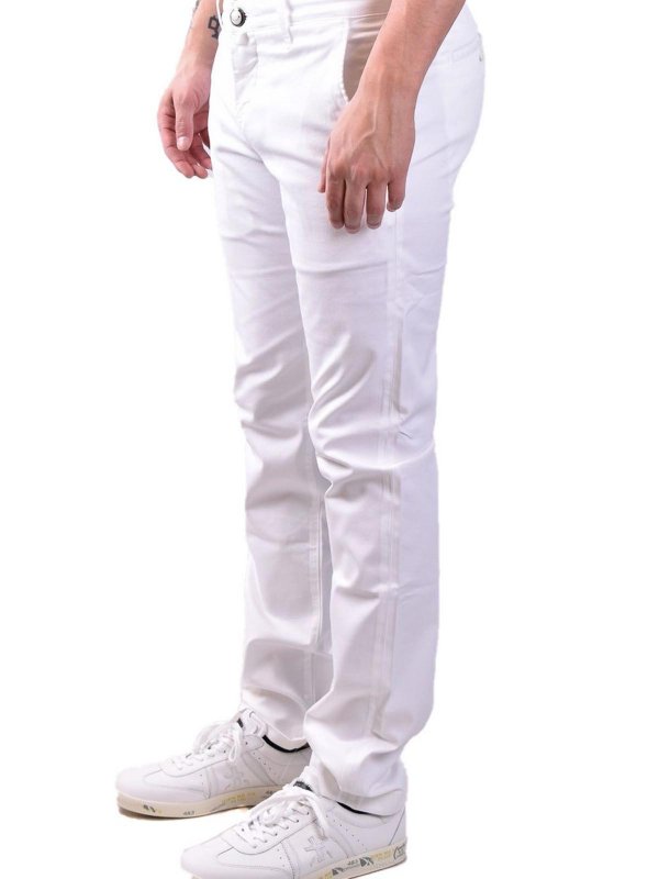 Casual Hose - Weiß shop online: JACOB COHEN