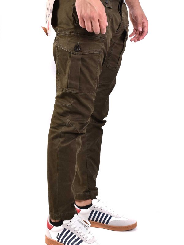 The Best Shops DSQUARED2: Pantalons casual - Pantalons Décontractés - Vert
