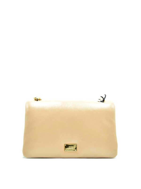 ELISABETTA FRANCHI: Sacs portés épaule  - Sac Porté Épaule - Beige