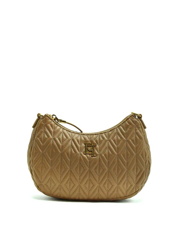 ELISABETTA FRANCHI: Bolsos de hombro - Bolsa De Hombro - Beis