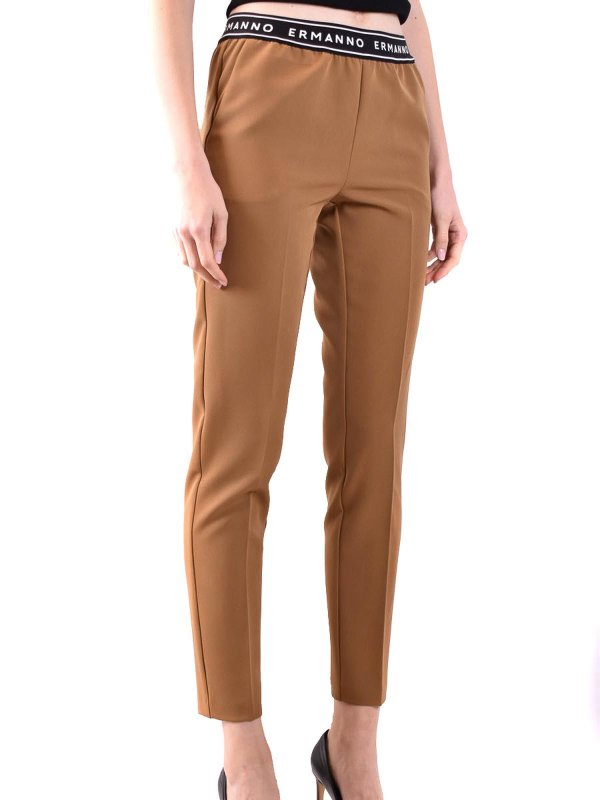 The Best Shops ERMANNO SCERVINO: Pantalons casual - Pantalons Décontractés - Vert