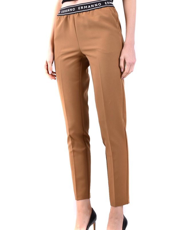 Pantalons Décontractés - Vert shop online: ERMANNO SCERVINO