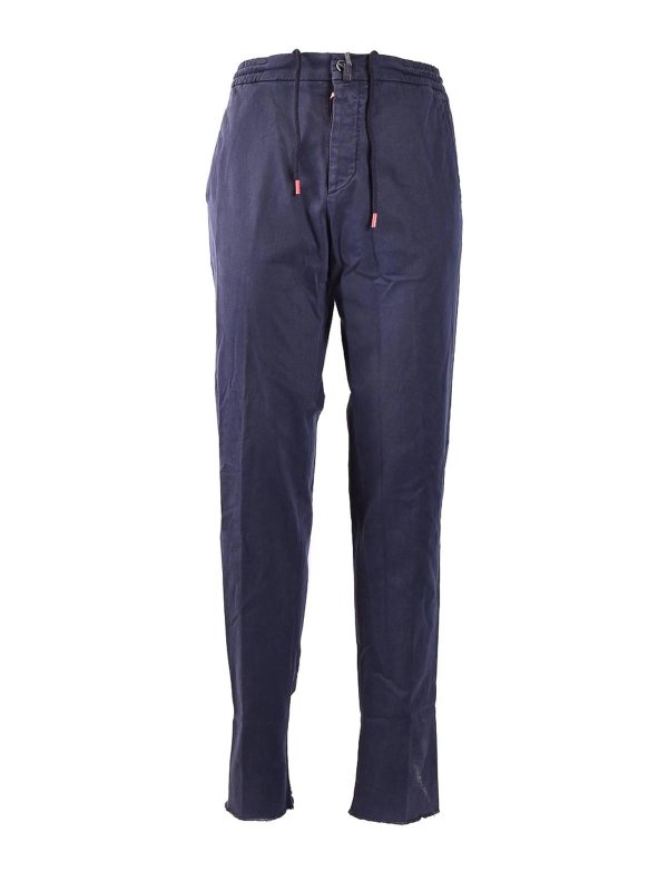KITON: Casual Hosen - Casual Hose - Blau