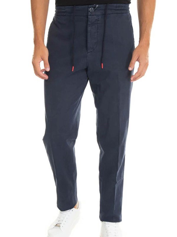 KITON: Casual Hosen online - Casual Hose - Blau
