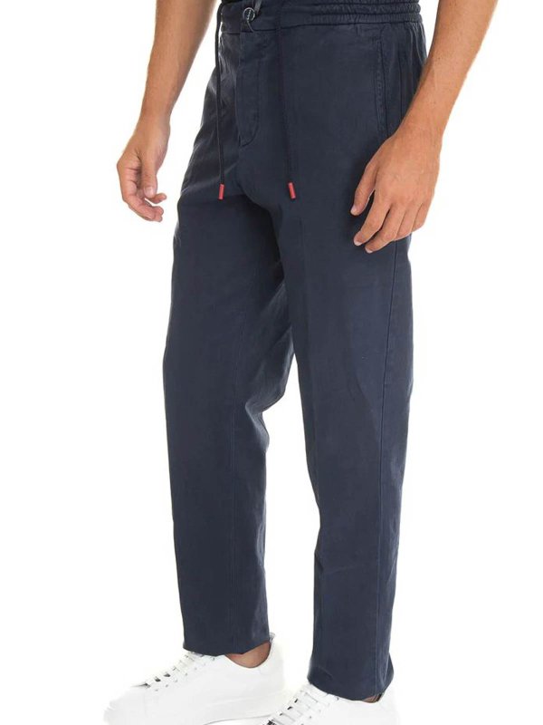 The Best Shops KITON: Casual Hosen - Casual Hose - Blau