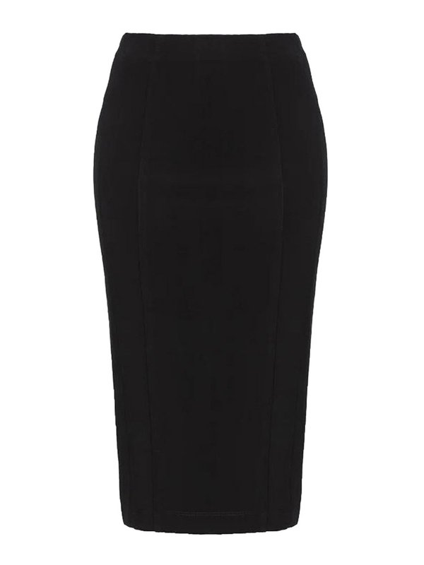 Pinko: Faldas media pierna y semilargas - Falda Semilarga - Negro