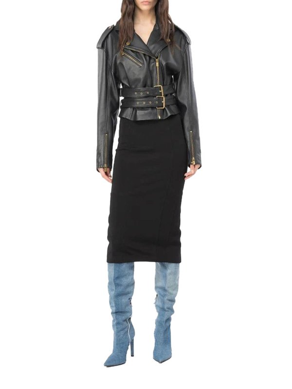 The Best Shops Pinko: Faldas media pierna y semilargas - Falda Semilarga - Negro