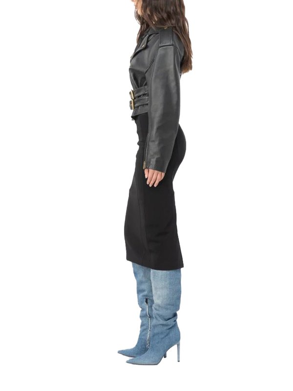 Falda Semilarga - Negro shop online: Pinko