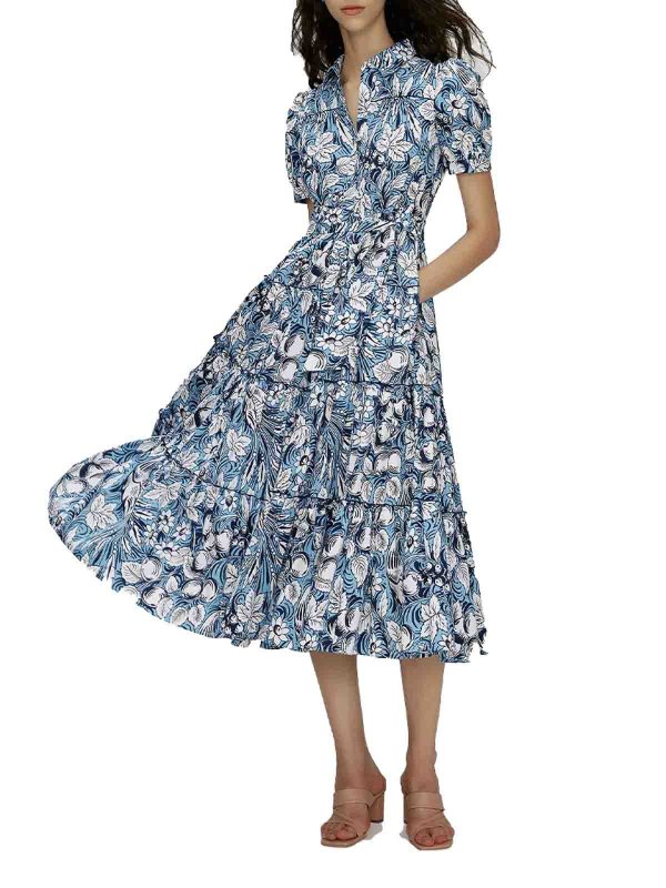 Diane von Furstenberg: Knielange Kleider online - Knielanges Kleid - Bunt