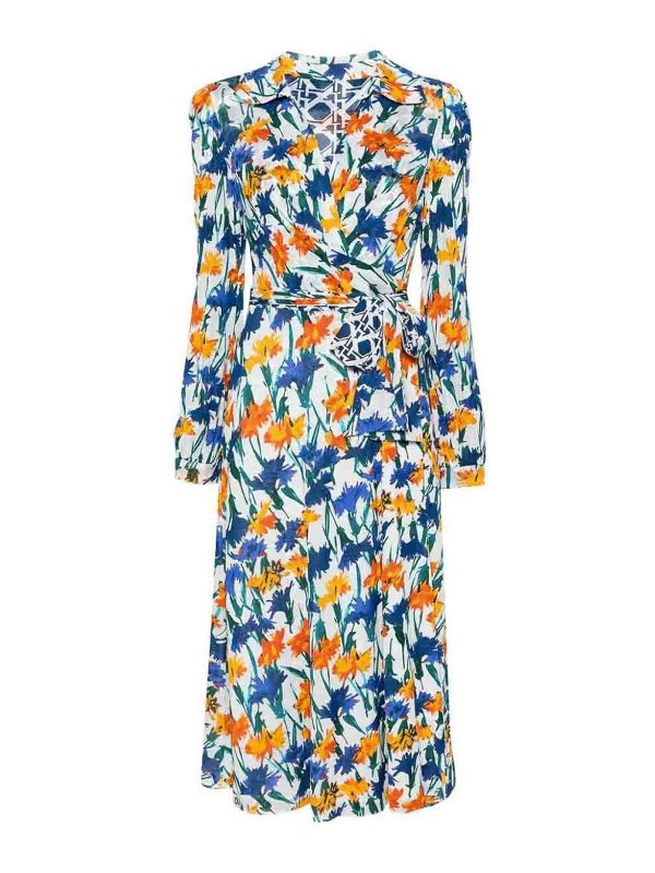 Diane von Furstenberg: Vestidos media pierna - Vestido Midi - Multicolor