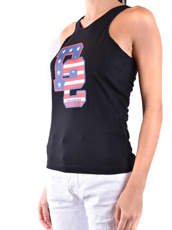 Top - Schwarz shop online: DSQUARED2