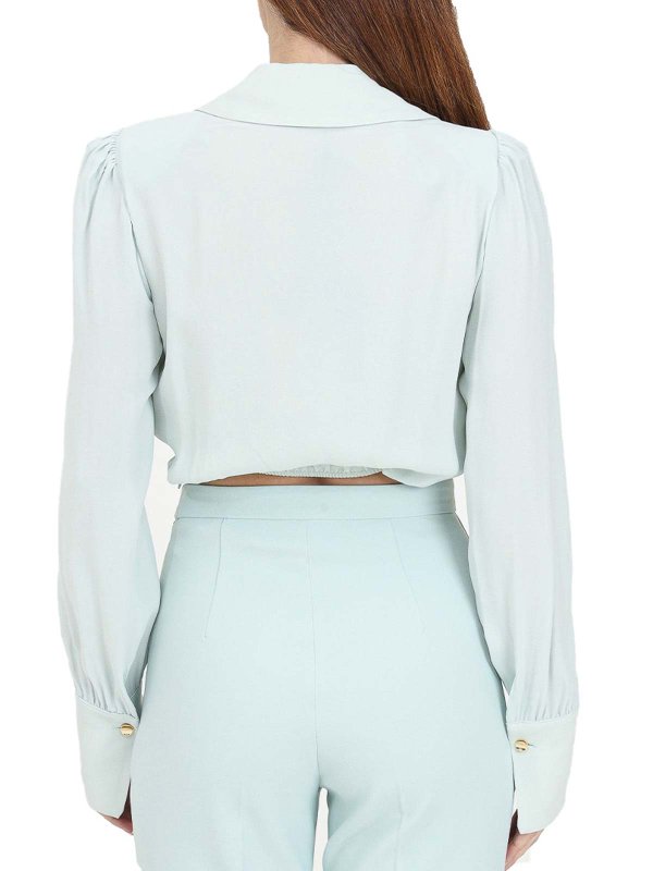 The Best Shops ELISABETTA FRANCHI: シャツ - シャツ - ライトグリーン