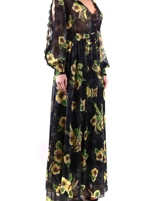 The Best Shops ERMANNO SCERVINO: Knielange Kleider - Knielanges Kleid - Schwarz