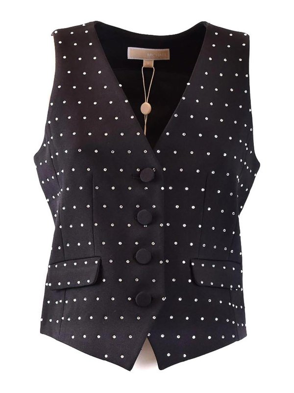 MICHAEL KORS: Gilets - Gilet - Noir