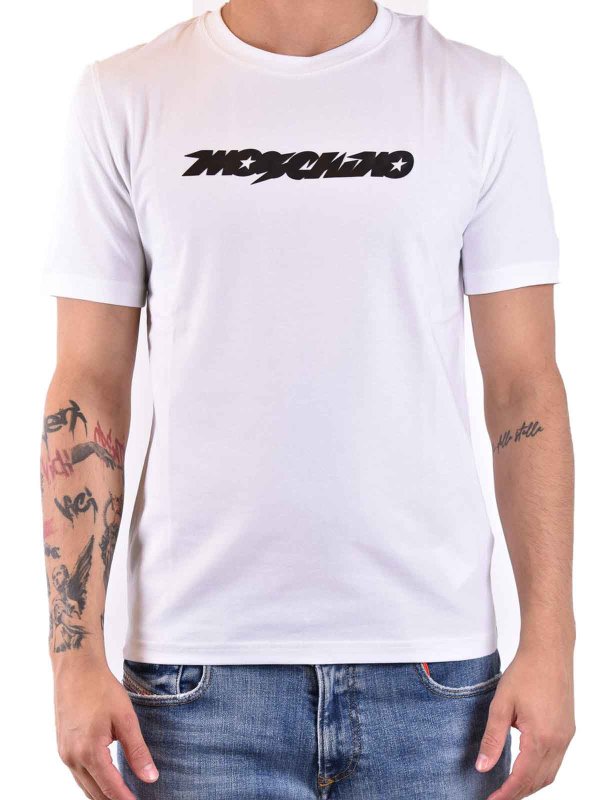 MOSCHINO: Tシャツ online - Tシャツ - 白