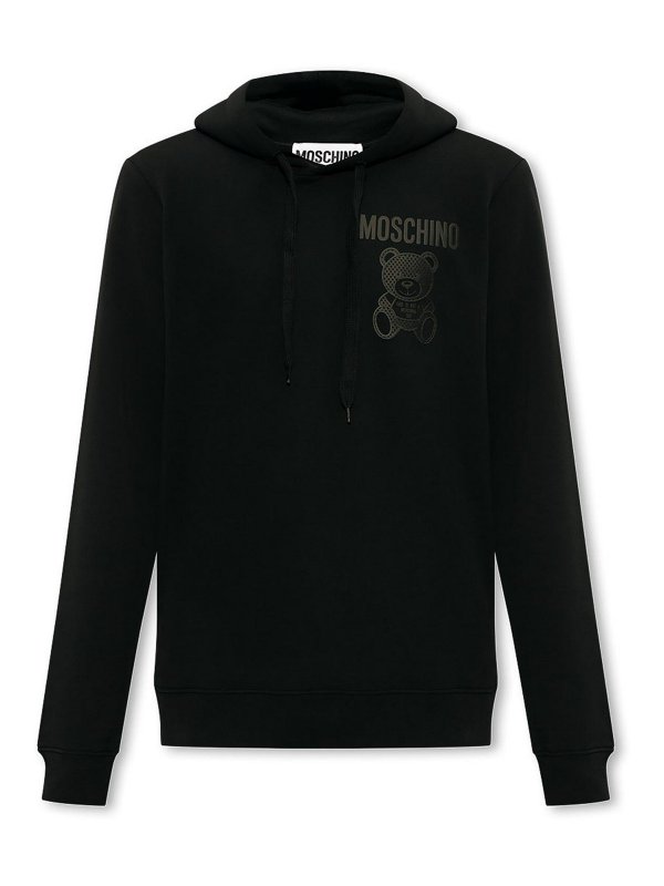MOSCHINO: Sudaderas y suéteres - Sudadera - Negro