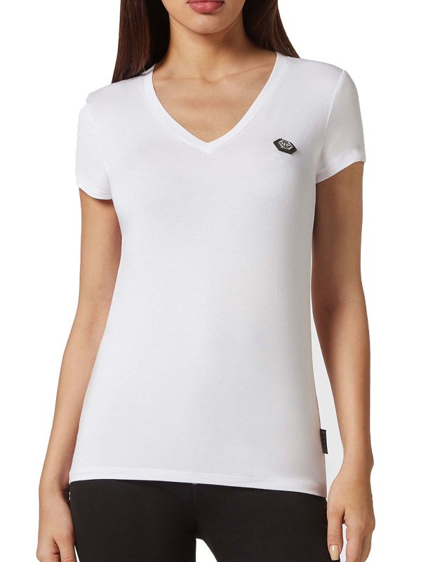 PHILIPP PLEIN: T-shirts online - T-Shirt - Blanc