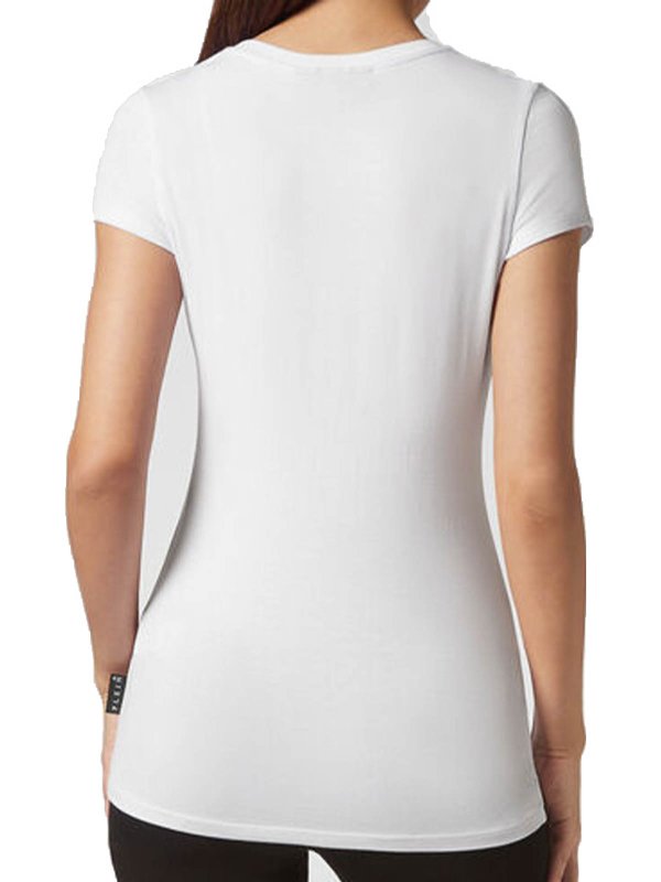 The Best Shops PHILIPP PLEIN: T-shirts - T-Shirt - Blanc