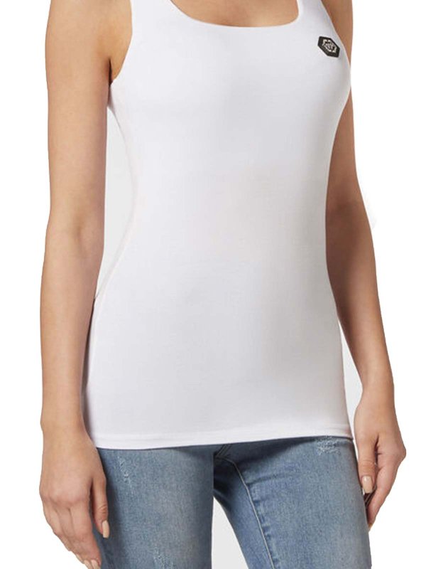 The Best Shops PHILIPP PLEIN: T-shirts - T-Shirt - Weiß