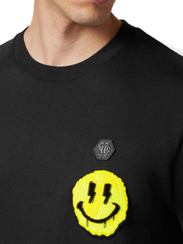 Tシャツ - 黒 shop online: PHILIPP PLEIN
