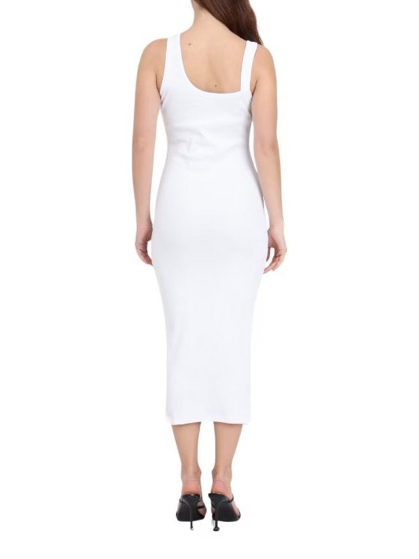 The Best Shops Versace Jeans Couture: Vestidos media pierna - Vestido Midi - Blanco