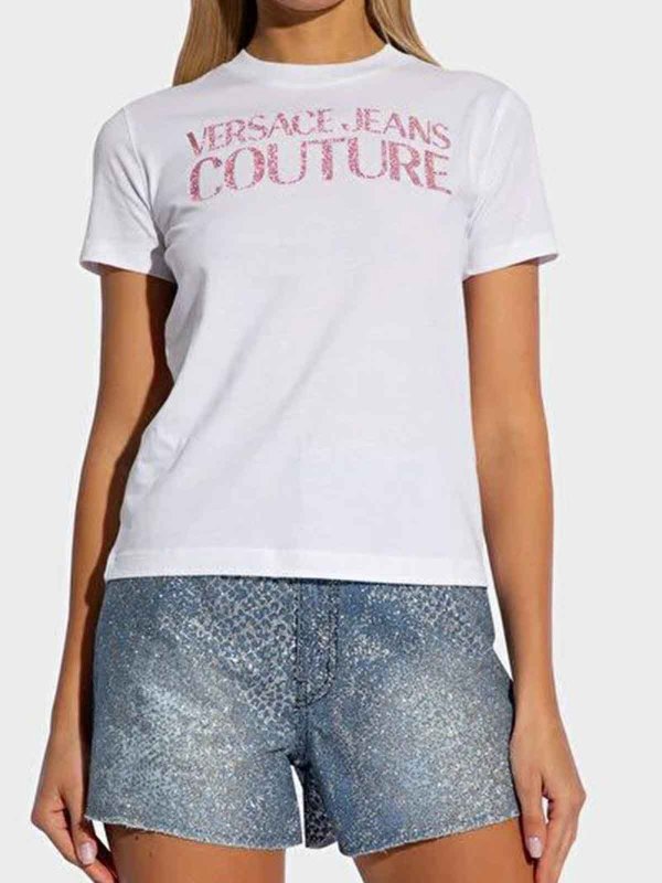 Versace Jeans Couture: t-shirt online - T-shirt in cotone