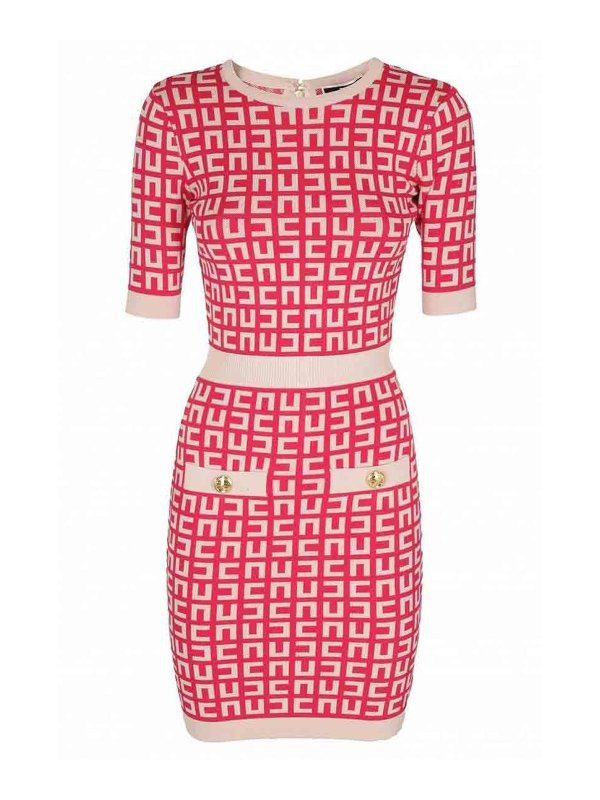 ELISABETTA FRANCHI: knee length dresses - Dress