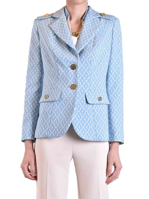 ELISABETTA FRANCHI: Blazer online - Blazer - Blau