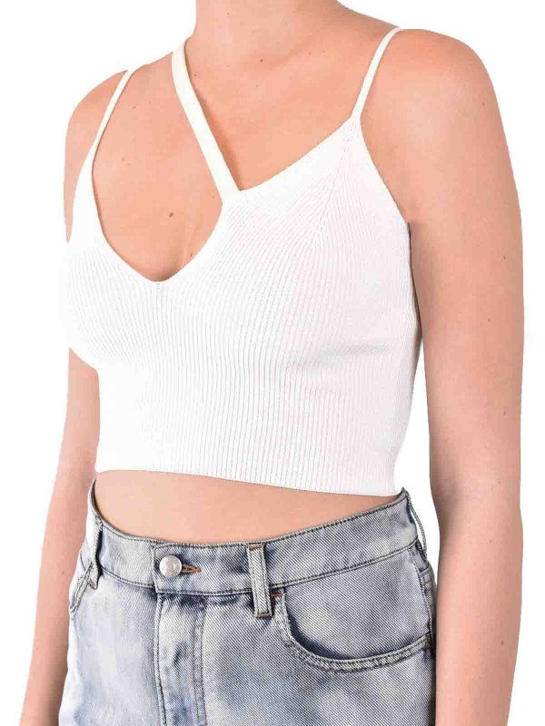 The Best Shops LANEUS: Tops y camisetas sin mangas - Top - Blanco