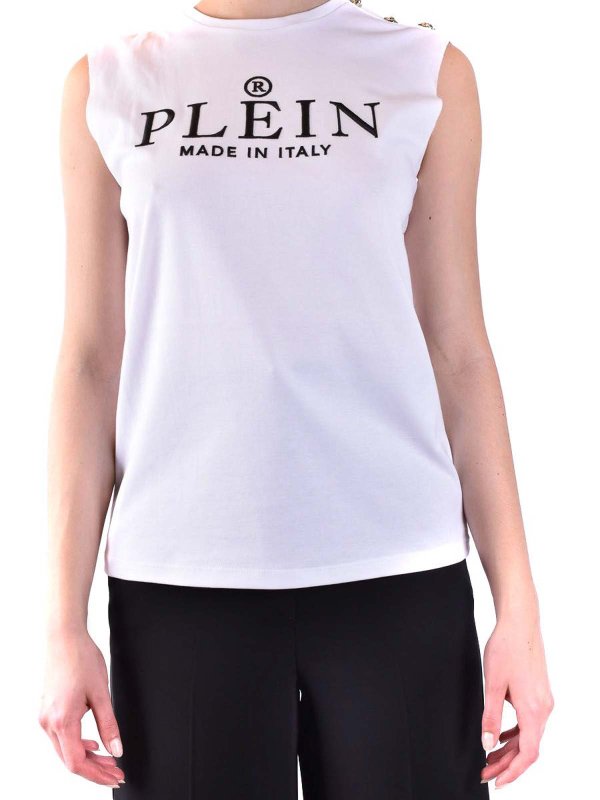 PHILIPP PLEIN: トップス＆タンクトップ online - トップ/タンクトップ - 白