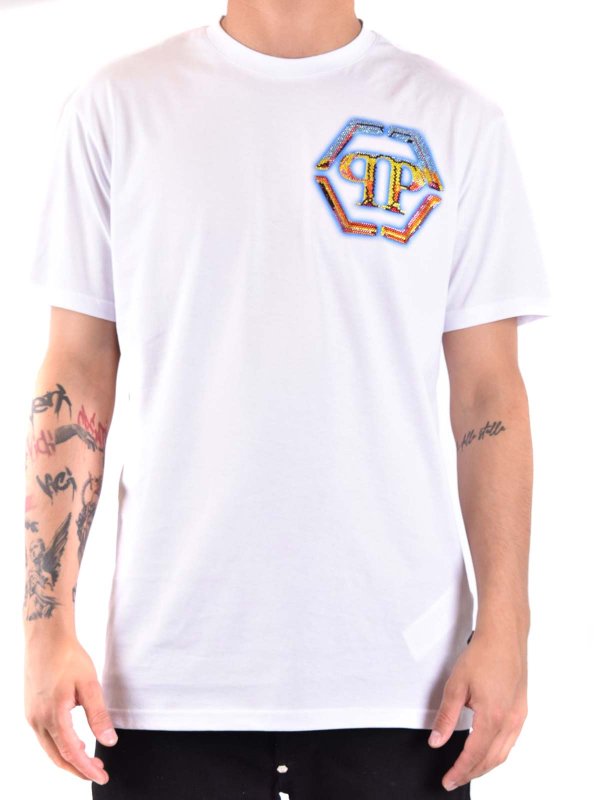 PHILIPP PLEIN: t-shirt online - T-shirt in cotone
