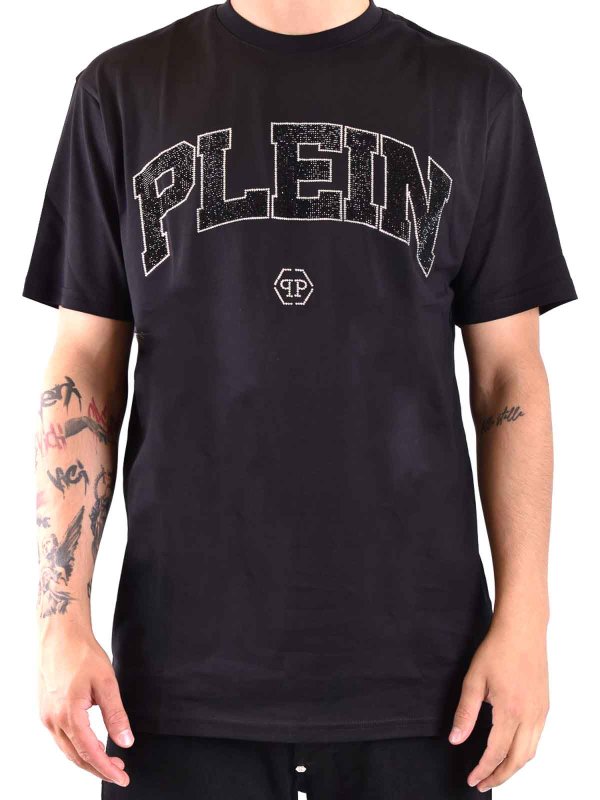 PHILIPP PLEIN: T-shirts online - T-Shirt - Noir