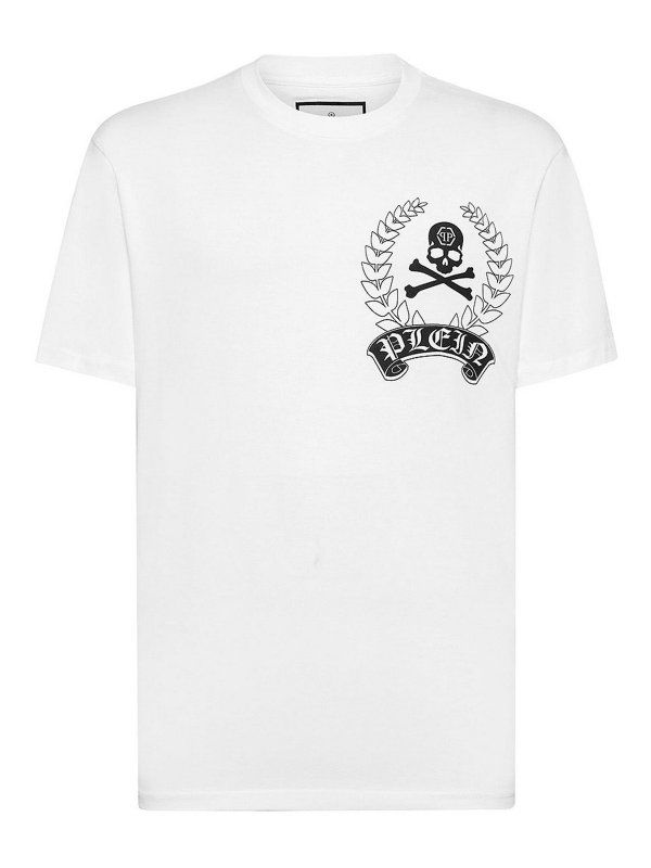 PHILIPP PLEIN: T-shirts - T-Shirt - Weiß