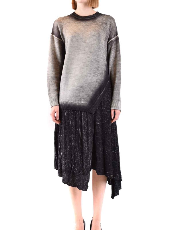 DIESEL: knee length dresses online - Dress