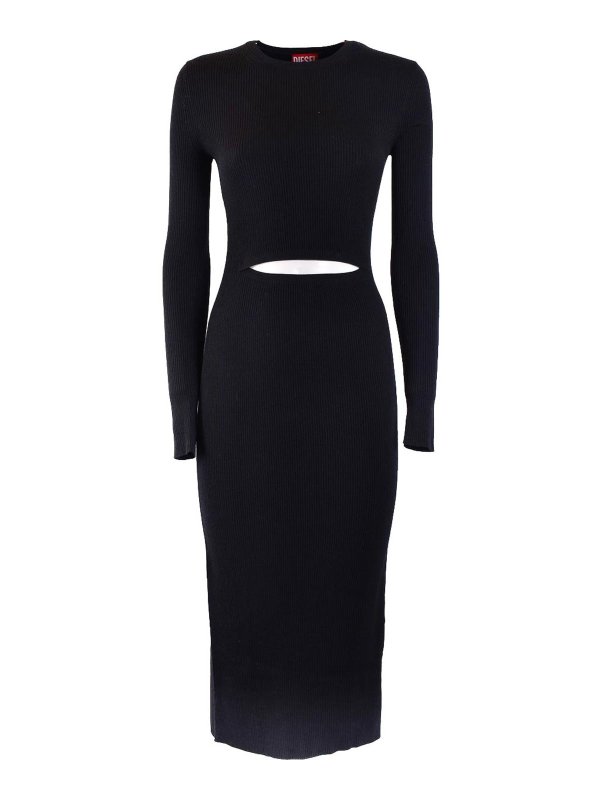 DIESEL: ニーレングスドレス - 膝丈ドレス - 黒