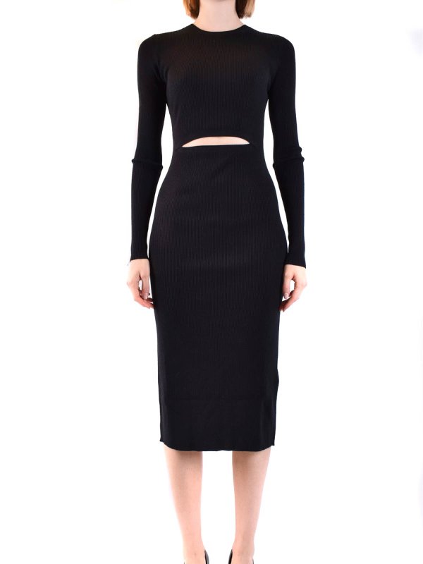 DIESEL: ニーレングスドレス online - 膝丈ドレス - 黒