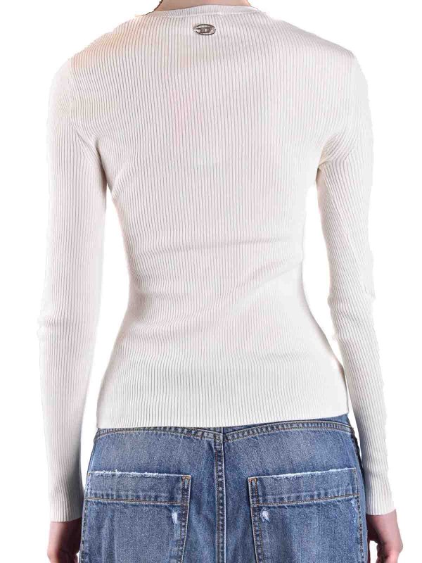 DIESEL buy online クルーネック - 白