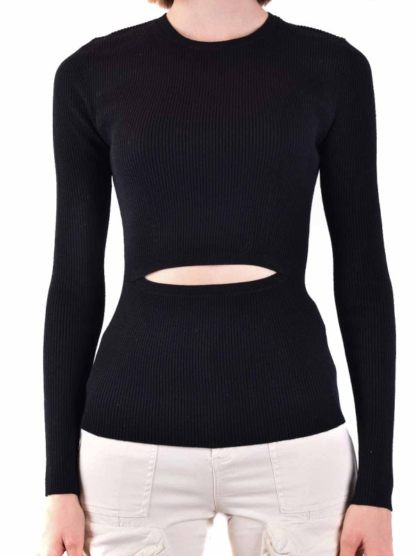 DIESEL: クルーネック online - クルーネック - 黒