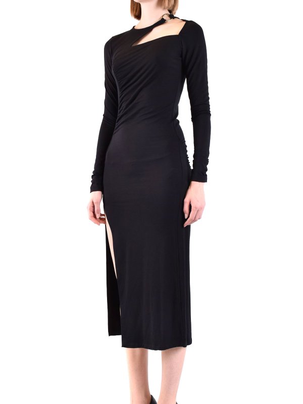 パーティードレス DONDUP DA364 JS0282D GR6 DD999 Dresses Dondup Dress - Black - Women | DA364JS0282DGR6DD999 | thebs.com