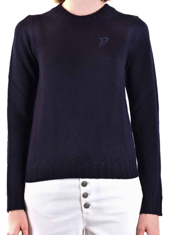 DONDUP: クルーネック online - クルーネック - ブルー