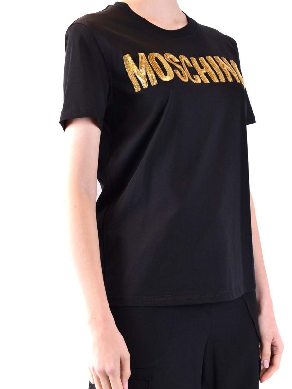 The Best Shops MOSCHINO: Tシャツ - Tシャツ - 黒