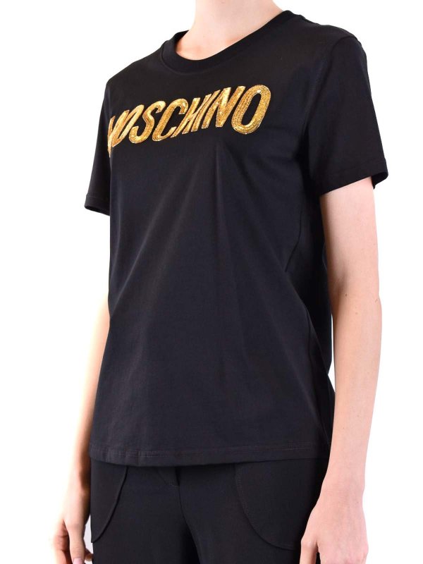 Tシャツ - 黒 Replica 
online: MOSCHINO