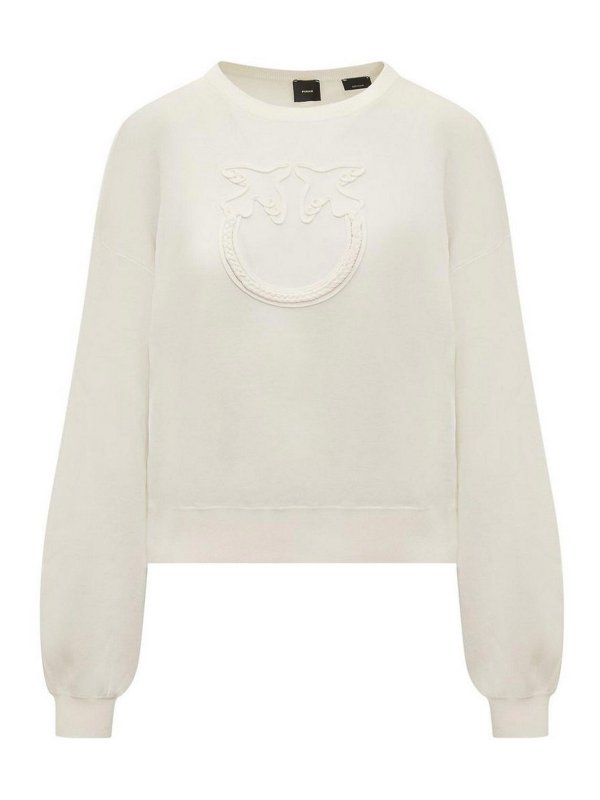 Pinko: Pull col rond - Pull Col Rond - Blanc