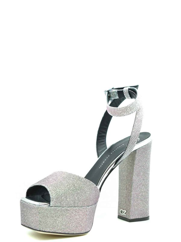 The Best Shops GIUSEPPE ZANOTTI: サンダル - サンダル - 銀