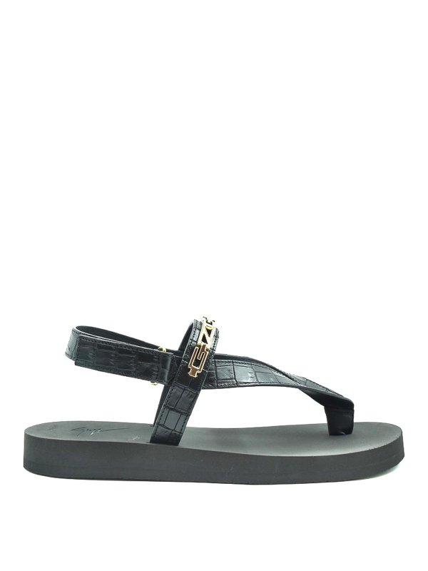 GIUSEPPE ZANOTTI: Sandalen - Sandalen - Schwarz